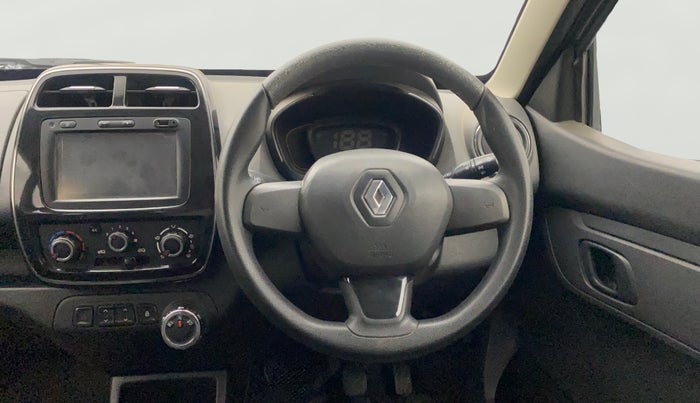 2017 Renault Kwid RXT 1.0 AMT, Petrol, Automatic, 43,633 km, Steering Wheel Close Up