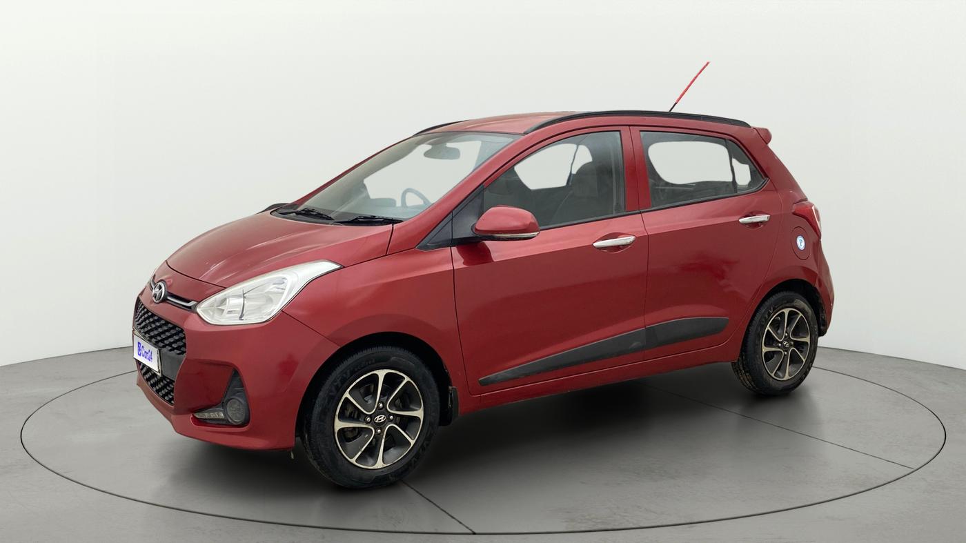 2018 Hyundai Grand i10 ASTA 1.2 KAPPA VTVT, Petrol, Manual, 75,137 km, Left Front Diagonal