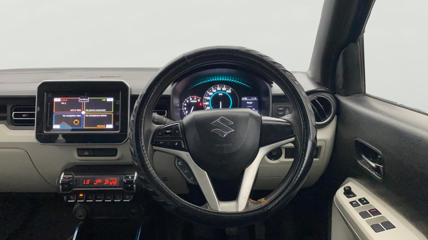 2019 Maruti IGNIS ALPHA 1.2, Petrol, Manual, 64,814 km, Steering Wheel Close Up