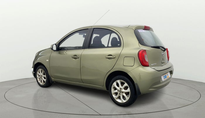 2013 Nissan Micra XV CVT, Petrol, Automatic, 1,26,898 km, Left Back Diagonal