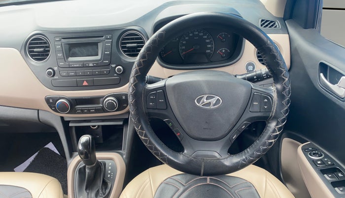 2014 Hyundai Xcent SX AT 1.2 (O), Petrol, Automatic, 66,135 km, Steering Wheel Close Up