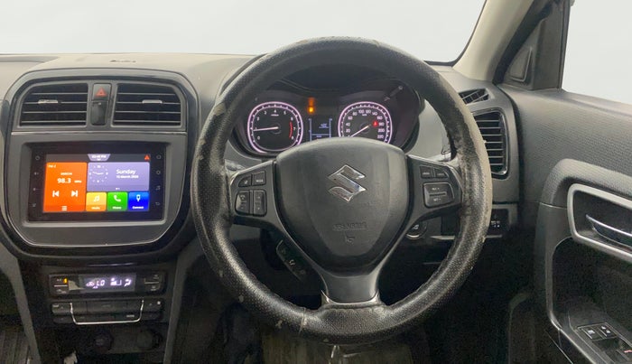 2020 Maruti Vitara Brezza ZXI, Petrol, Manual, 99,469 km, Steering Wheel Close Up