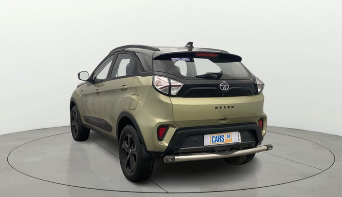 2022 Tata NEXON XZ PLUS (PREMIUM) KAZIRANGA PETROL, Petrol, Manual, 60,449 km, Left Back Diagonal