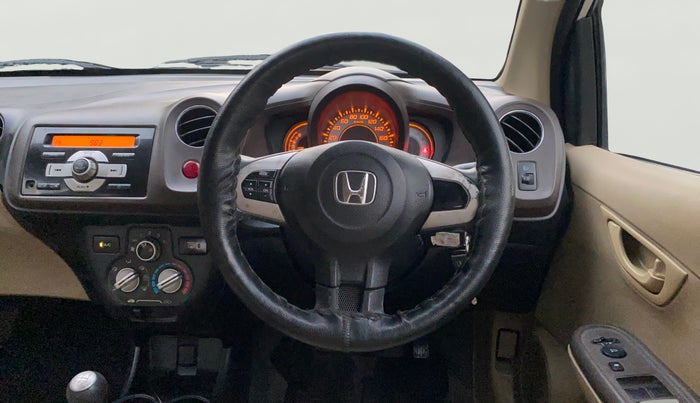 2014 Honda Brio S MT, Petrol, Manual, 37,900 km, Steering Wheel Close Up