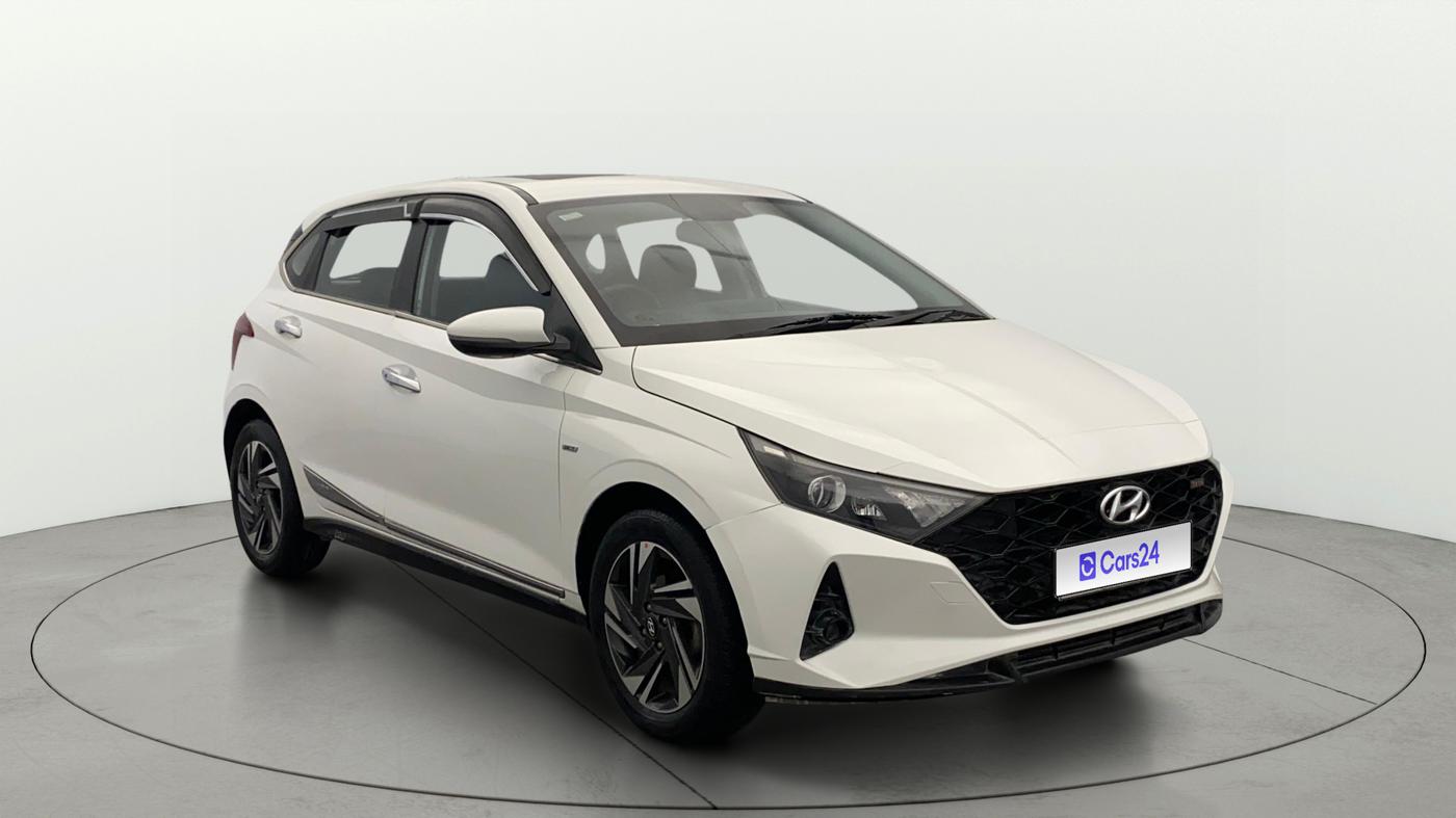 2021 Hyundai NEW I20 ASTA (O) 1.0 TURBO GDI DCT, Petrol, Automatic, 42,408 km, Right Front Diagonal