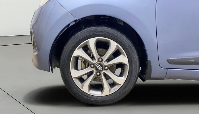 2015 Hyundai Xcent SX 1.2, Petrol, Manual, 1,20,441 km, Left Front Wheel