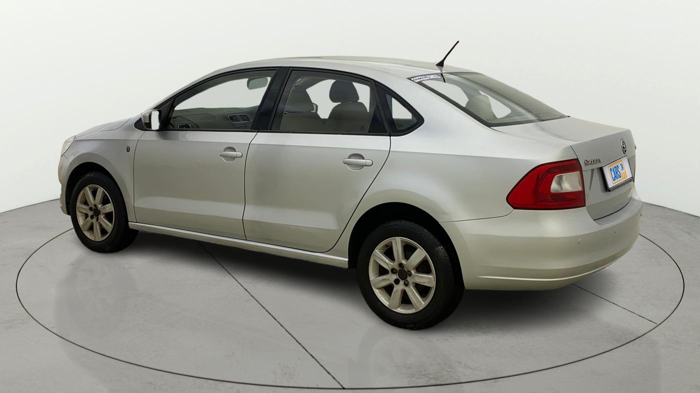 2014 Skoda Rapid AMBITION 1.6 MPI MT, Petrol, Manual, 49,878 km, Left Back Diagonal