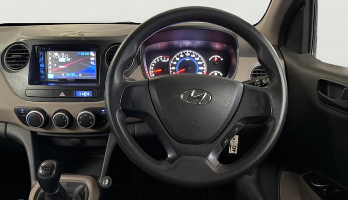 2016 Hyundai Grand i10 MAGNA 1.2 KAPPA VTVT, Petrol, Manual, 21,952 km, Steering Wheel Close Up
