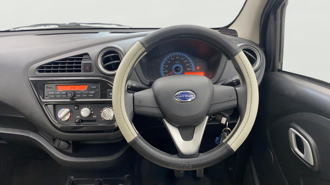 2018 Datsun Redi Go T(O) 1.0 AMT, Petrol, Automatic, 11,766 km, Steering Wheel Close Up