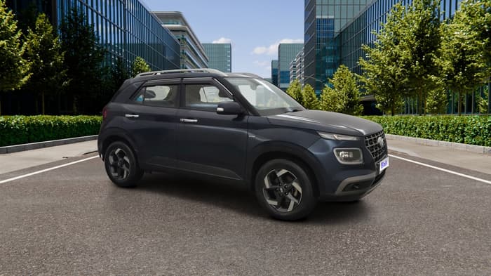 2019 Hyundai VENUE SX PLUS 1.0 TURBO DCT, Petrol, Automatic, 57,990 km, Right Front Diagonal