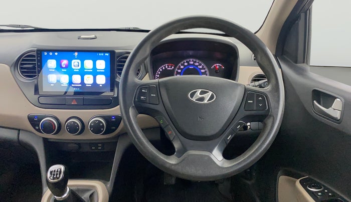 2015 Hyundai Grand i10 SPORTZ 1.2 KAPPA VTVT, Petrol, Manual, 60,994 km, Steering Wheel Close Up