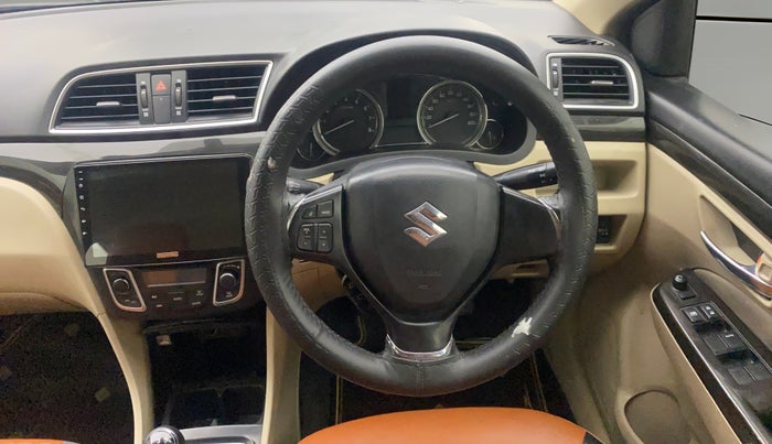 2015 Maruti Ciaz ZXI, Petrol, Manual, 74,839 km, Steering Wheel Close Up
