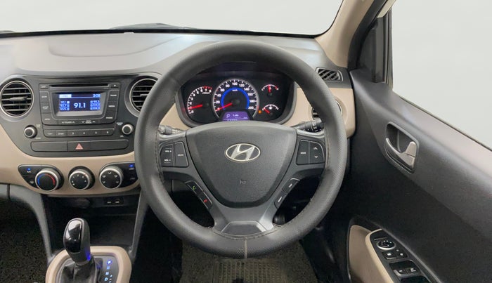 2014 Hyundai Grand i10 ASTA AT 1.2 KAPPA VTVT, Petrol, Automatic, 63,771 km, Steering Wheel Close Up
