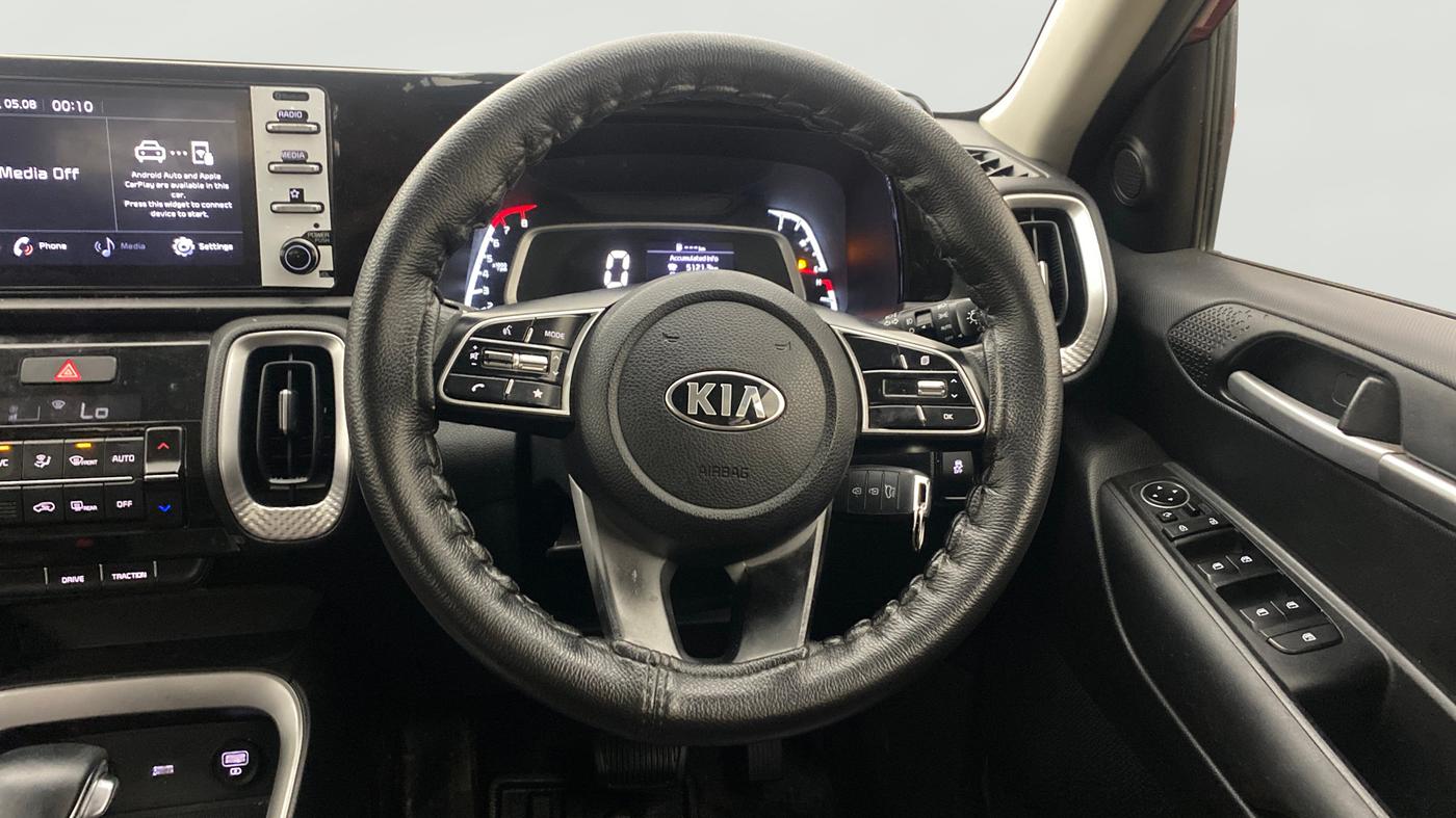 2020 KIA SONET GTX PLUS 1.0 DCT DUAL TONE, Petrol, Automatic, 65,337 km, Steering Wheel Close Up