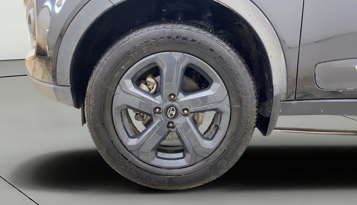 2021 Tata NEXON XZ PLUS (O) PETROL DARK EDITION, Petrol, Manual, 19,282 km, Left Front Wheel