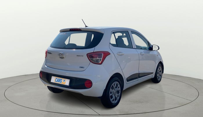 2017 Hyundai Grand i10 SPORTZ 1.2 KAPPA VTVT, Petrol, Manual, 80,359 km, Right Back Diagonal