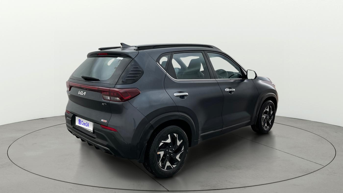2023 KIA SONET X LINE 1.0 DCT, Petrol, Automatic, 2,955 km, Right Back Diagonal