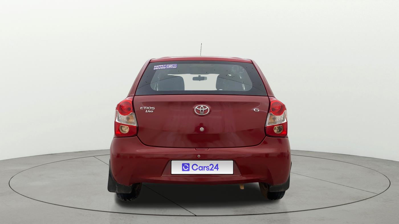 2013 Toyota Etios Liva G, Petrol, Manual, 76,824 km, Back/Rear