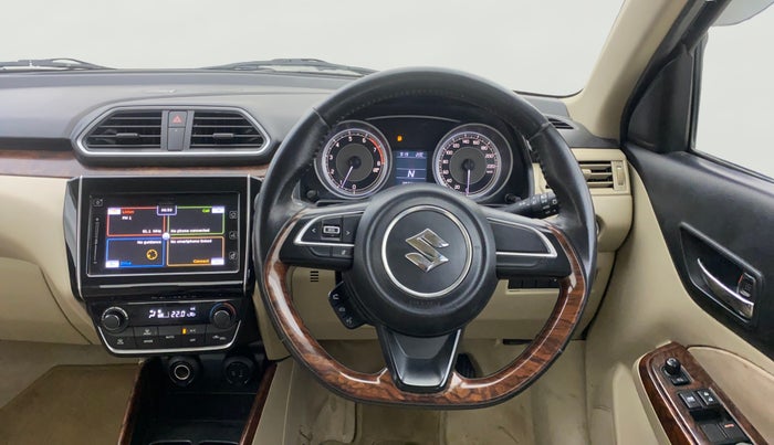 2017 Maruti Dzire ZXI PLUS AMT, Petrol, Automatic, 30,235 km, Steering Wheel Close Up