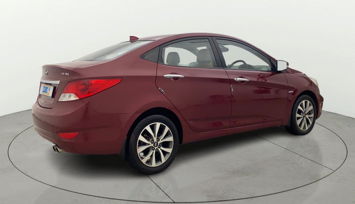 2014 Hyundai Verna FLUIDIC 1.6 VTVT SX AT, Petrol, Automatic, 42,671 km, Right Back Diagonal