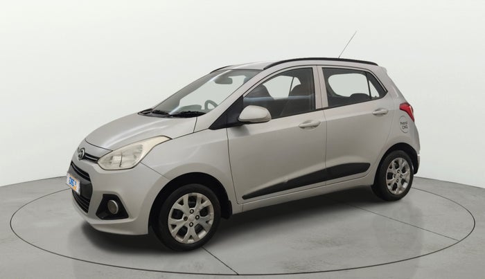 2016 Hyundai Grand i10 SPORTZ 1.2 KAPPA VTVT, CNG, Manual, 80,145 km, Left Front Diagonal
