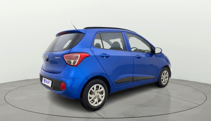 2018 Hyundai Grand i10 SPORTZ 1.2 KAPPA VTVT, Petrol, Manual, 81,960 km, Right Back Diagonal