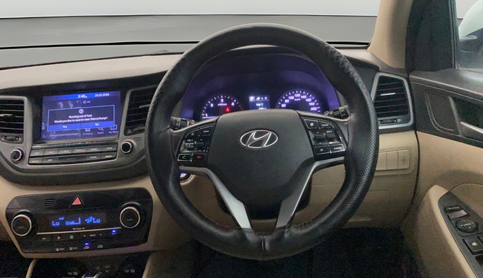 2017 Hyundai Tucson GLS 4WD AT DIESEL, Diesel, Automatic, 1,31,162 km, Steering Wheel Close Up