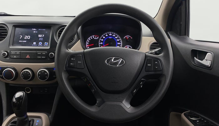 2017 Hyundai Grand i10 SPORTZ (O) AT 1.2 KAPPA VTVT, Petrol, Automatic, 80,082 km, Steering Wheel Close Up