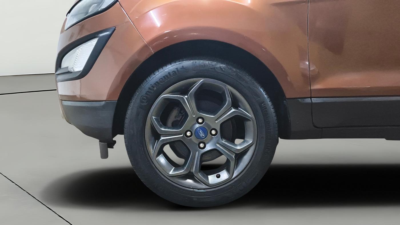 2019 Ford Ecosport TITANIUM 1.5L SPORTS(SUNROOF) DIESEL, Diesel, Manual, 1,09,797 km, Left Front Wheel