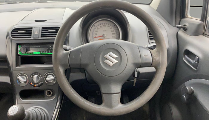2012 Maruti Ritz LXI, Petrol, Manual, 1,47,829 km, Steering Wheel Close Up
