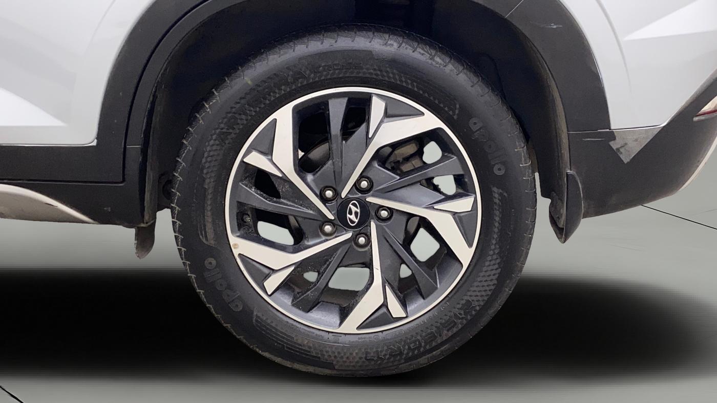 2021 Hyundai Creta SX (O) IVT 1.5 PETROL, Petrol, Automatic, 1,09,644 km, Left Rear Wheel