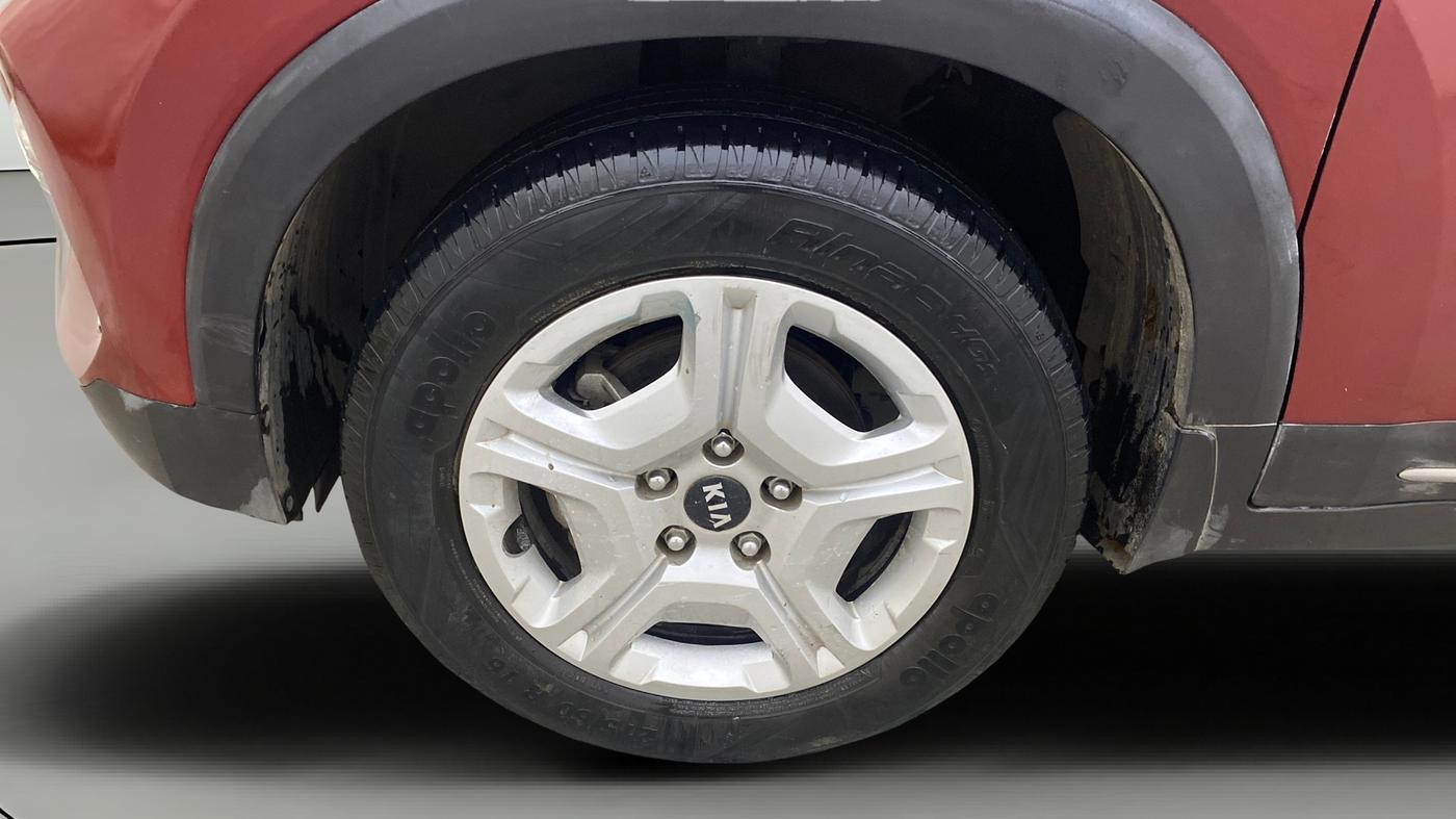 2020 KIA SONET HTX 1.0 IMT, Petrol, Manual, 27,576 km, Left Front Wheel