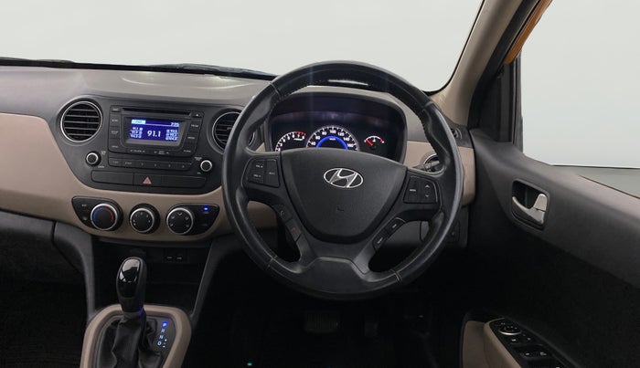 2015 Hyundai Grand i10 ASTA AT 1.2 KAPPA VTVT, Petrol, Automatic, 52,112 km, Steering Wheel Close Up
