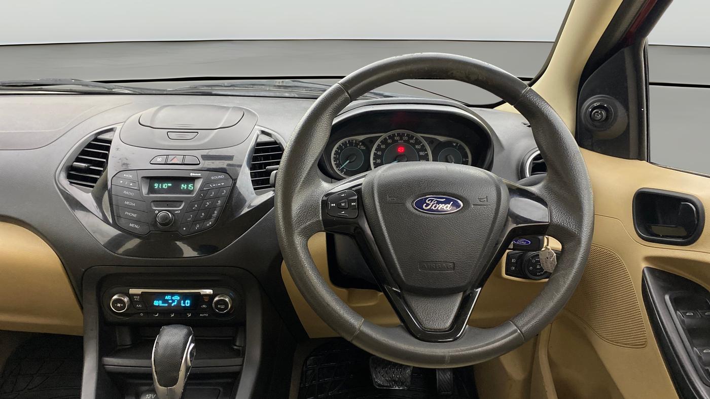 2015 Ford Figo Aspire TITANIUM 1.5 PETROL AT, Petrol, Automatic, 92,467 km, Steering Wheel Close Up