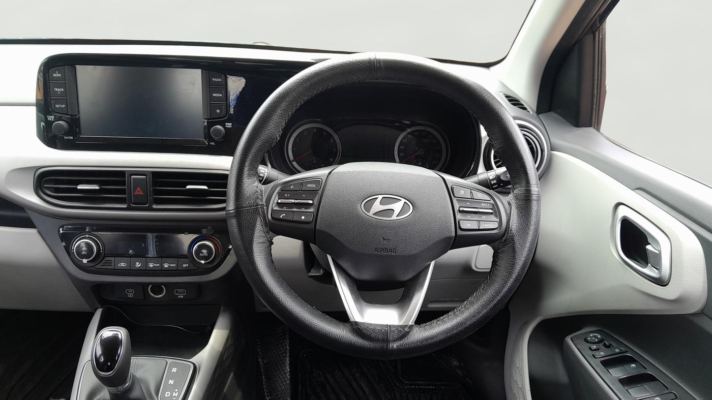 2023 Hyundai GRAND I10 NIOS SPORTZ AMT 1.2 KAPPA VTVT, Petrol, Automatic, 12,815 km, Steering Wheel Close Up
