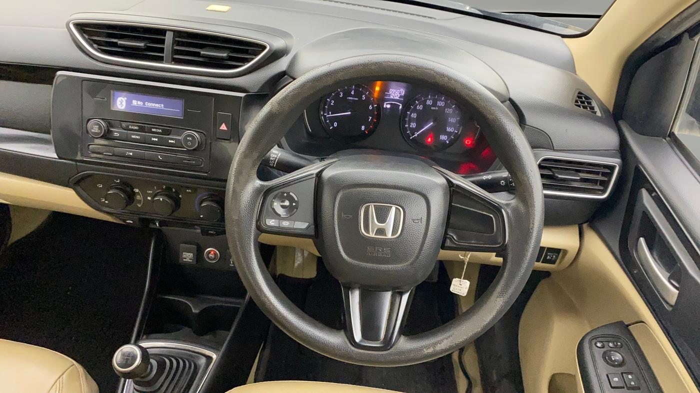 2019 Honda Amaze 1.2L I-VTEC S, CNG, Manual, 95,065 km, Steering Wheel Close Up