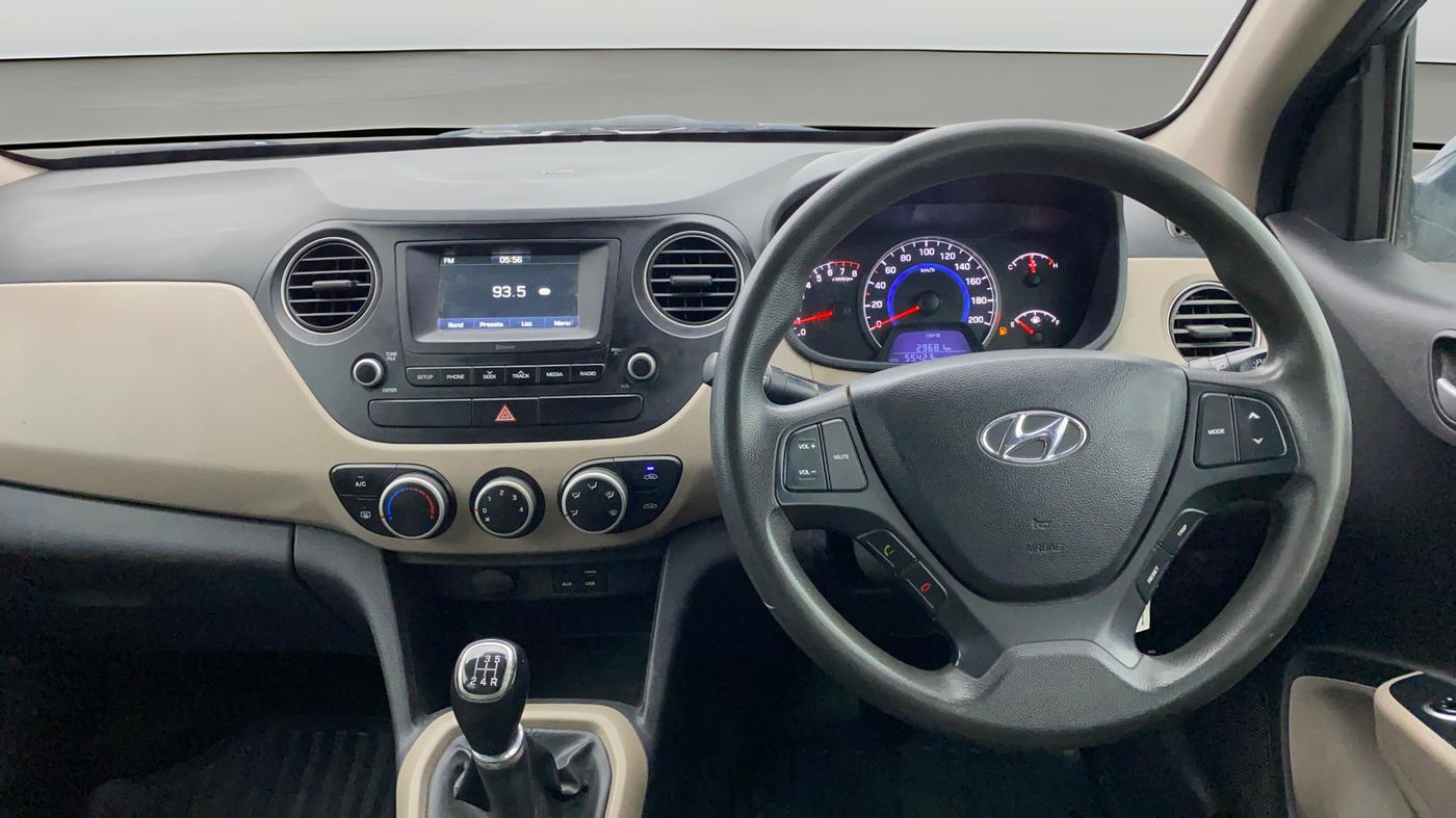 2017 Hyundai Grand i10 SPORTZ 1.2 KAPPA VTVT, Petrol, Manual, 55,414 km, Steering Wheel Close Up