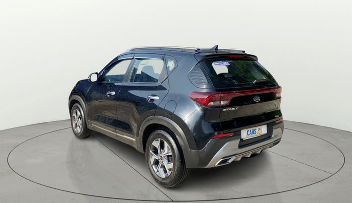 2020 KIA SONET HTX PLUS 1.0 IMT, Petrol, Manual, 1,32,902 km, Left Back Diagonal