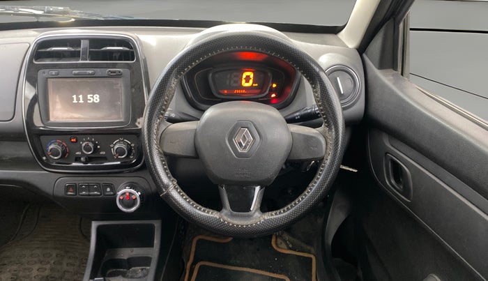 2017 Renault Kwid RXT 1.0 AMT (O), Petrol, Automatic, 29,668 km, Steering Wheel Close Up
