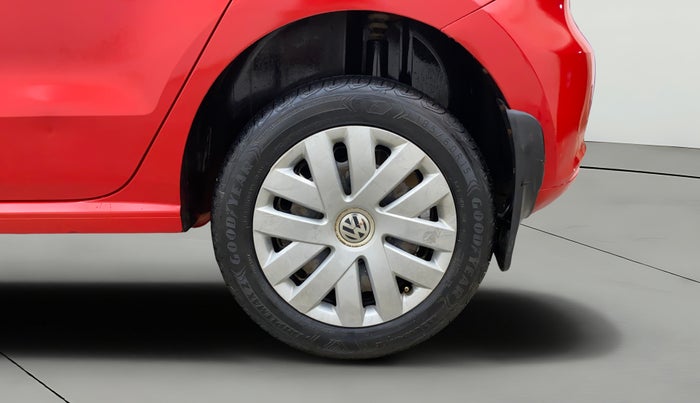 2013 Volkswagen Polo COMFORTLINE 1.2L PETROL, Petrol, Manual, 1,17,957 km, Left Rear Wheel