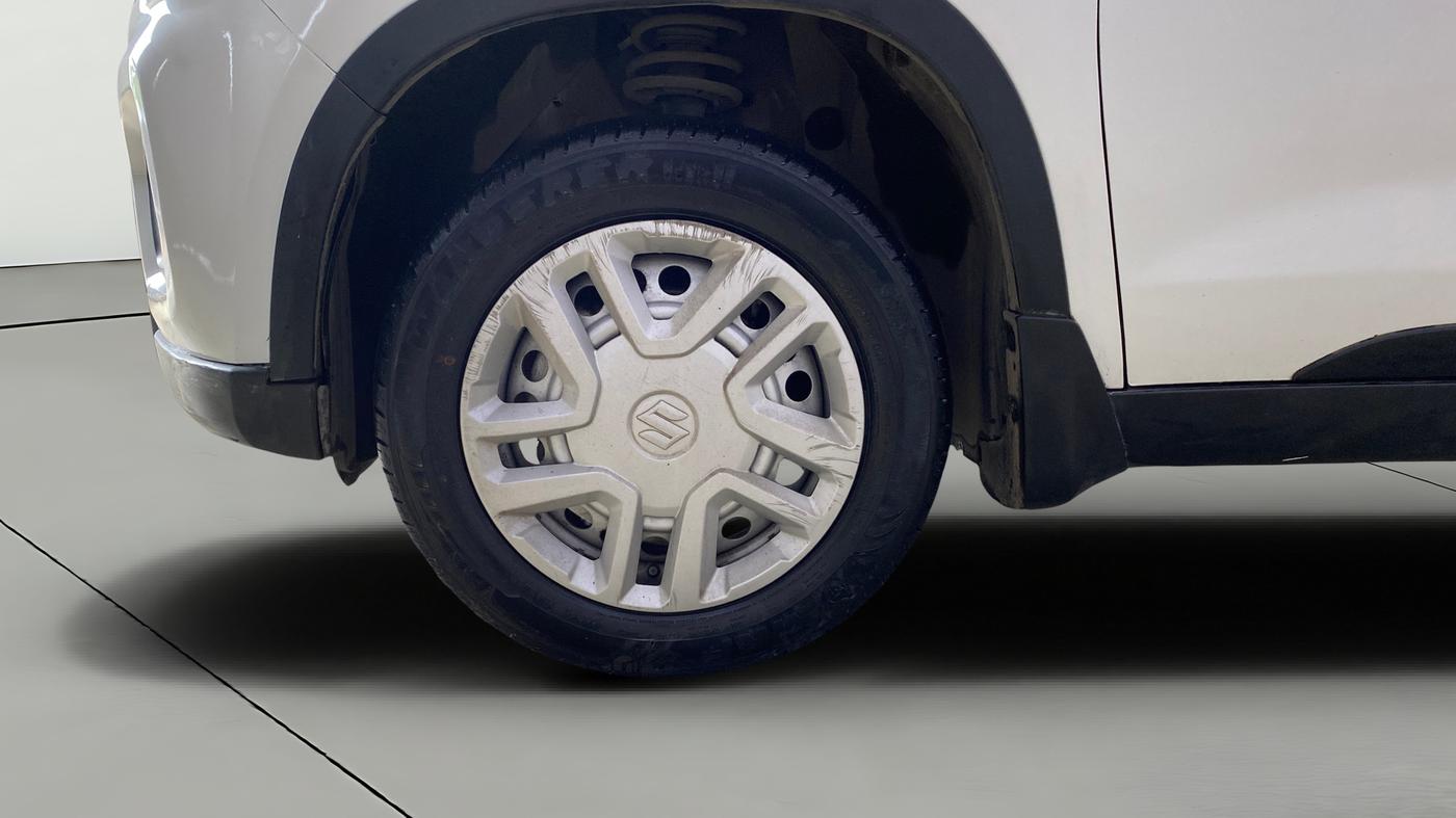 2021 Maruti Vitara Brezza LXI, Petrol, Manual, 28,567 km, Left Front Wheel