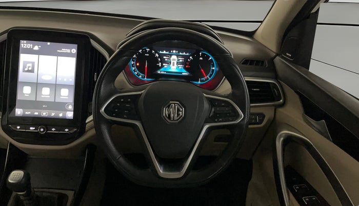 2021 MG HECTOR SHARP HYBRID 1.5 PETROL DUAL TONE, Petrol, Manual, 43,608 km, Steering Wheel Close Up