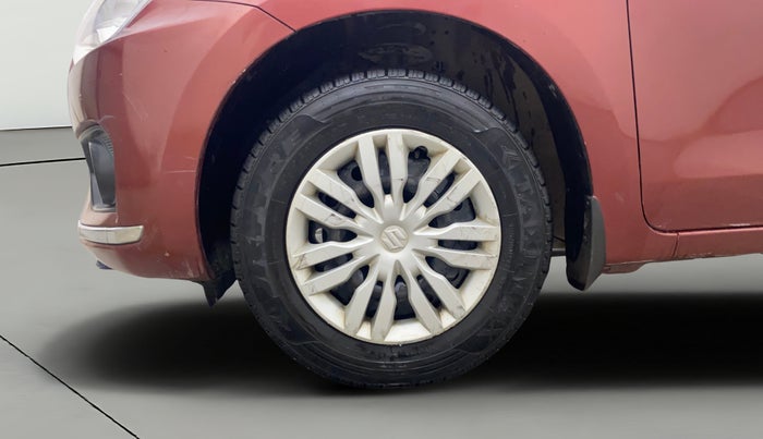 2017 Maruti Dzire VXI AMT, Petrol, Automatic, 86,340 km, Left Front Wheel