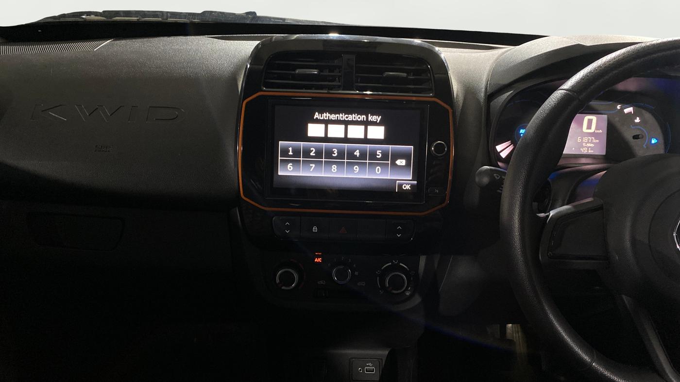 2020 Renault Kwid CLIMBER 1.0 AMT (O), Petrol, Automatic, 61,876 km, Air Conditioner