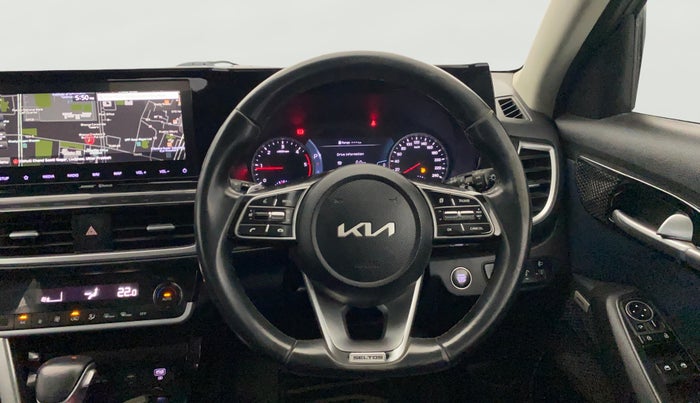 2021 KIA SELTOS X LINE 1.5 DIESEL AT, Diesel, Automatic, 65,474 km, Steering Wheel Close Up