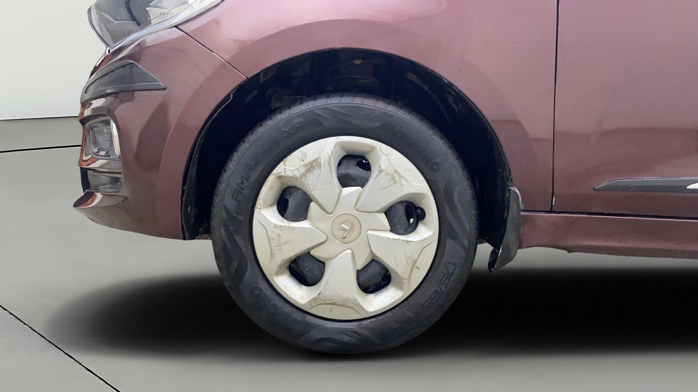 2021 Tata TIGOR XZ PETROL, Petrol, Manual, 51,673 km, Left Front Wheel