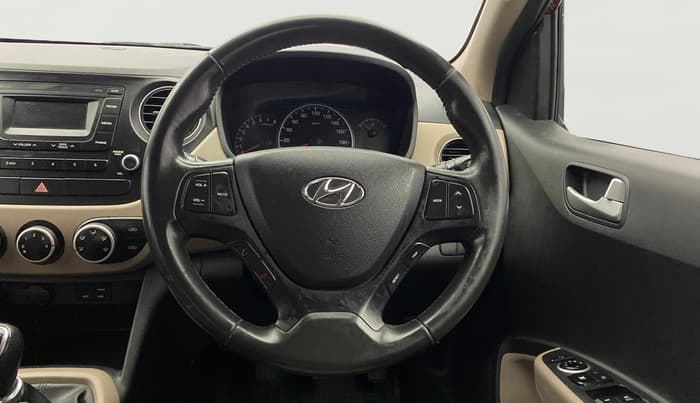 2016 Hyundai Grand i10 ASTA (O) 1.2 KAPPA VTVT, Petrol, Manual, 67,481 km, Steering Wheel Close Up