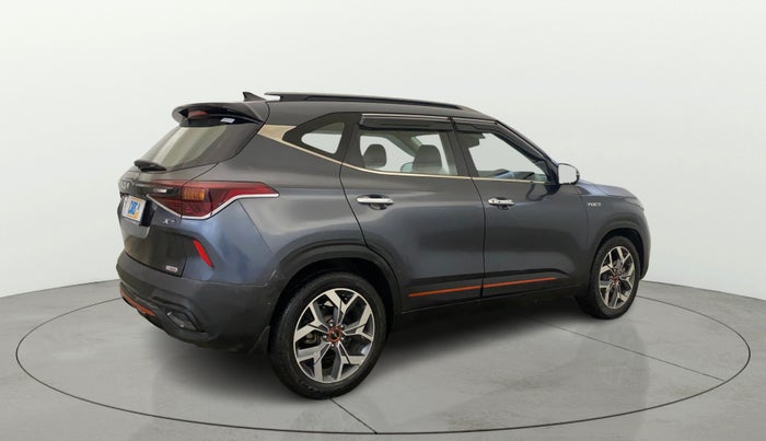 2021 KIA SELTOS X LINE 1.4 PETROL DCT, Petrol, Automatic, 27,961 km, Right Back Diagonal