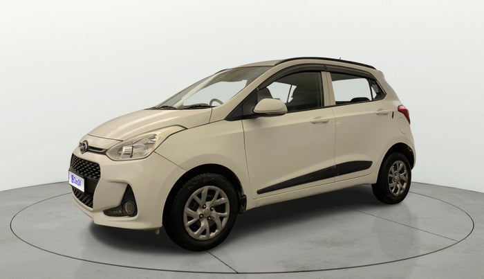 2017 Hyundai Grand i10 SPORTZ (O) 1.2 KAPPA VTVT, Petrol, Manual, 47,150 km, Left Front Diagonal