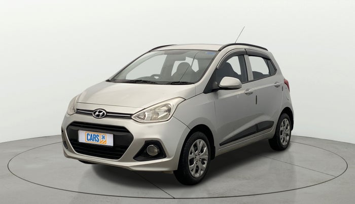 2016 Hyundai Grand i10 SPORTZ 1.2 KAPPA VTVT, Petrol, Manual, 35,902 km, Left Front Diagonal